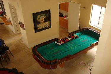 Casino Party Nights Florida, Inc. craps table, house party, Kendall, Florida